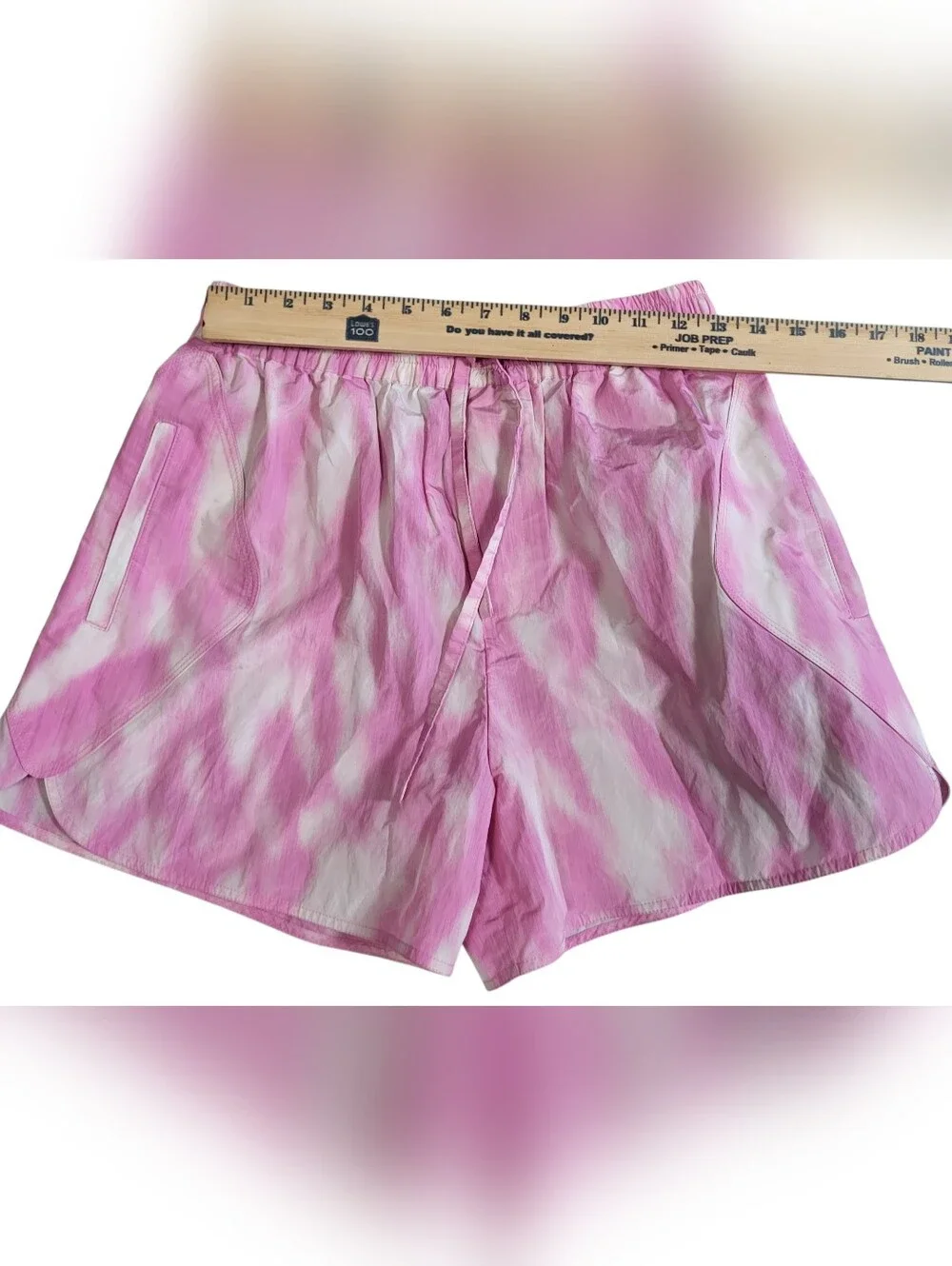 GANNI Tech Fabric Shorts Dreamy Daze Phlox Pink Size 36 / US 2 Pockets